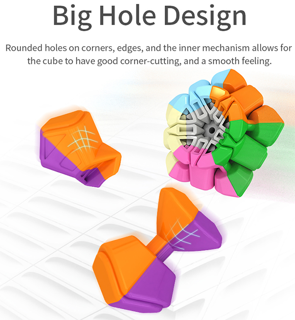 MoYu Classroom MeiLong M Magnetic Convex Megaminx Speed Cube Stickerless